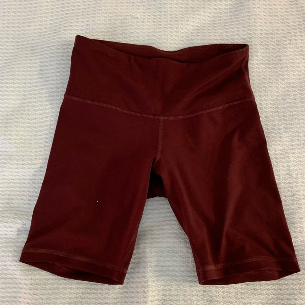 Maroon bike short